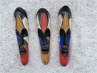 3 Mini African Tribal Masks