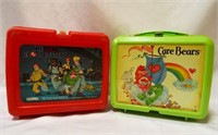 1983 Plastic Care Bears Lunchbox with Thermos &