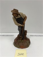 VTG TOM CLARK RARE ENOCH FIGURE MAN FARMER SHOVEL