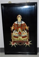 Chinese Shell Applique Artwork Picture
