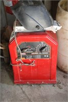 LINCOLN 225 AC/DC WELDER WITH HOOD AND ROD