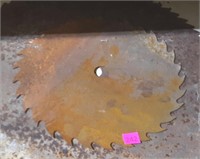 2 Large Saw Blades. Aprox 16" & 25"