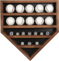 Solid wood Baseball Display Case -10 Ball