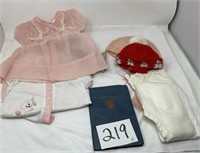 Lot vintage baby clothes