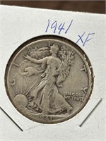 1941 P Walking Liberty Silver Half Dollar