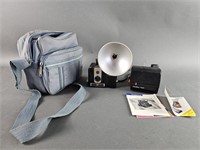 Vintage Cameras and Bag