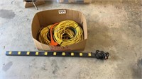 Box of electrical cords, Surge Protector