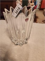 Vintage Orrefors Signed Sweden Crystal Vase