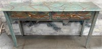 11 - CONSOLE TABLE W/ 2 DRAWERS 54"L