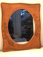 Very Early Carved Wall Mirror