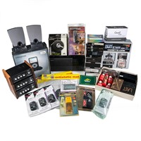 Collection of Assorted Audio Parts Speakers & More