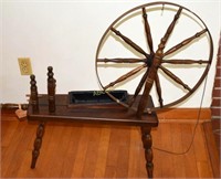 Decorative Mid Century Modern, Spinning Wheel
