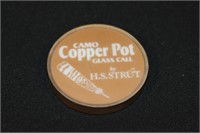 Vintage H.S. Strut Camo Copper Pot Turkey Call