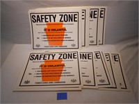PA Game Commission Safety Zone Cardboard Posters