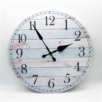 15.7 Inch Wooden Wall Clock Silent Non-Ticking