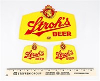 (3) Stroh's Beer Patches