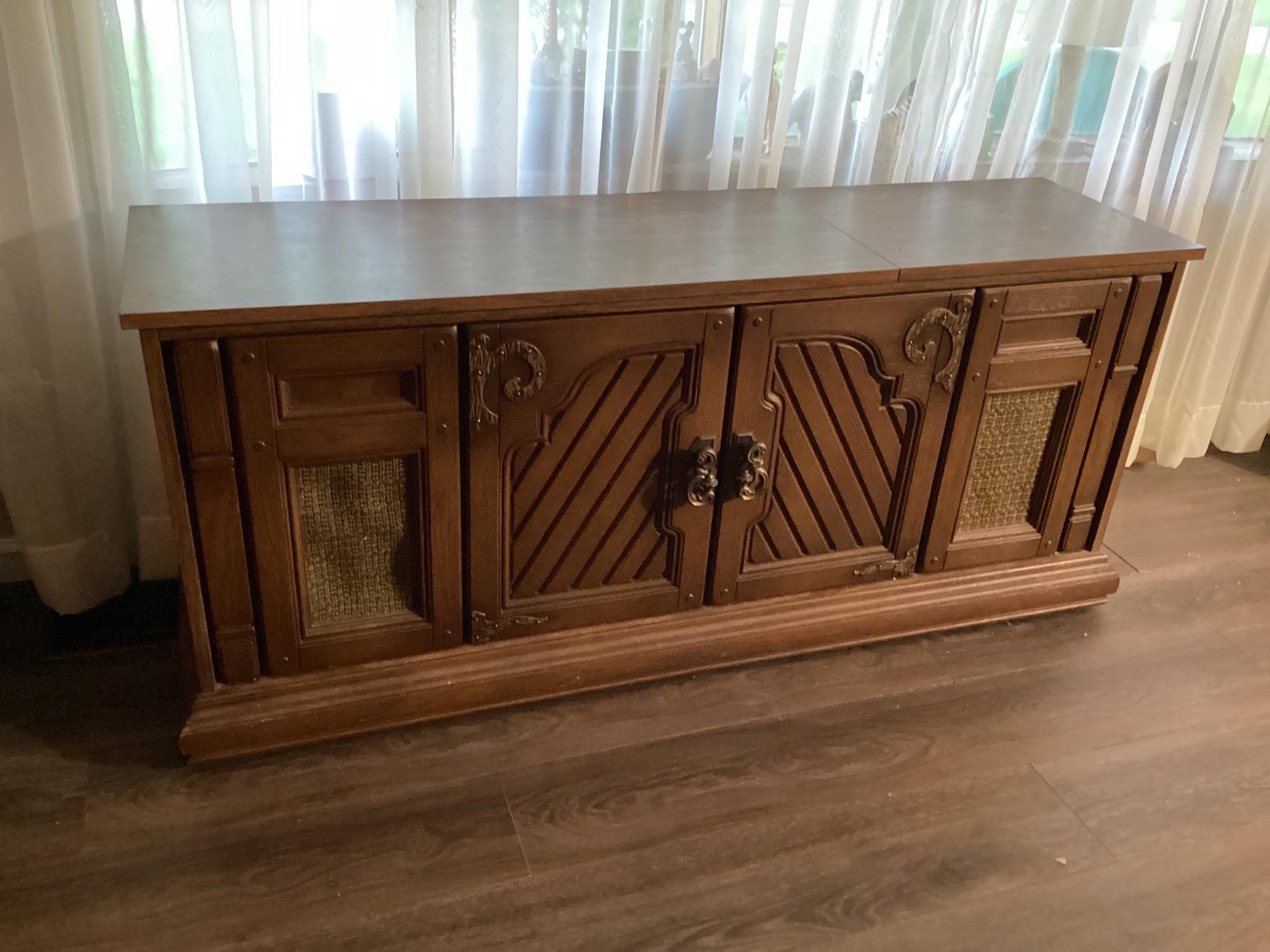 Vintage sears Stereo entertainment center