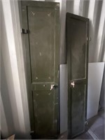 Set of Vintage metal doors