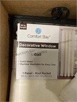 Box of curtains and more