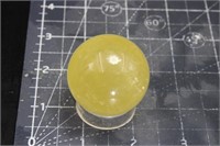 Golden Calcite sphere, China, 3.4 ounces