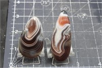 Botswana agate cabs, Nice!  1.0 oz