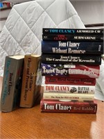 11 Tom Clancy Hardback Novels