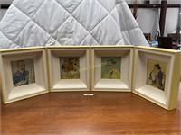 Set of 4 Framed Pictures