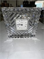 SQUARE CRYSTAL GLASS CONCEPT CLOCK