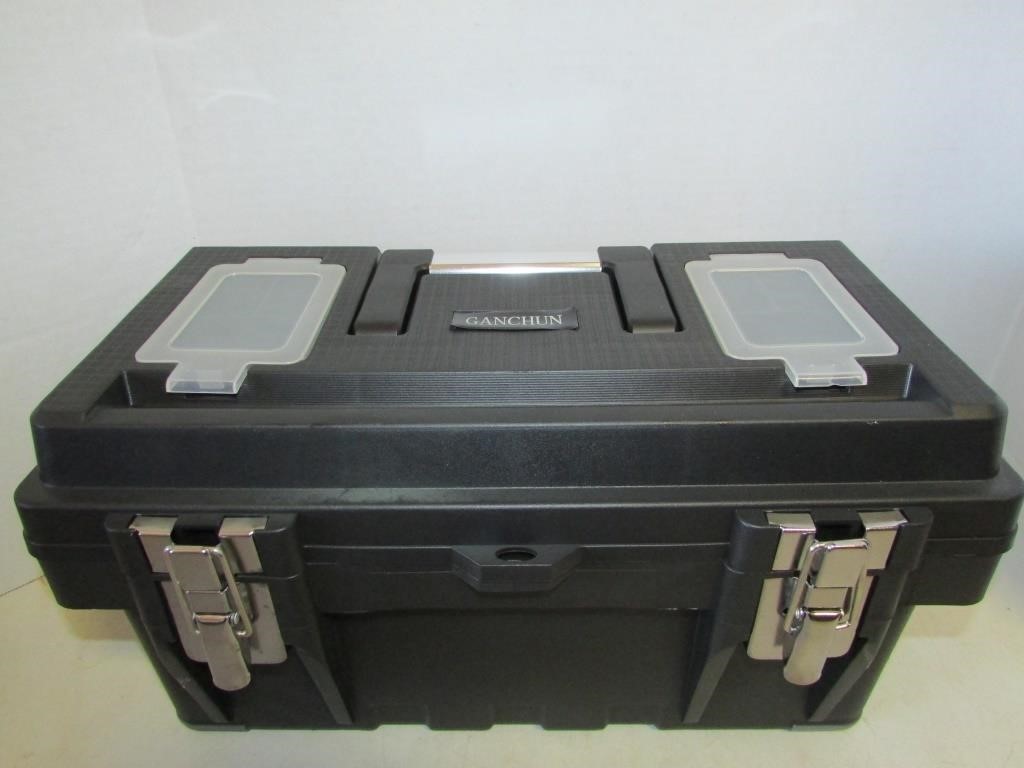 NEW Black Tool Box, Multi-Compartment and Organizr