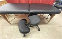 Sierra Comfort Portable Massage Table with Chair.