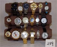 18 wrist watches (2 mickey)
