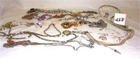 several necklaces/chains