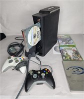 2009 Microsoft Xbox 360 + cables 4 games 2 sealed