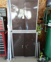 (2) metal cabinets with contents. Tools, drills,