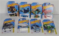 8 New Hot Wheels - Skull Crusher, 70s Van