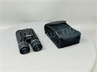 pair of Bushnell 12 x 25 mini binoculars & case