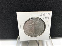 2017 Silver Eagle  UNC