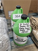 2 gal septic shock cleans drains & septic drains
