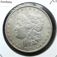 1878 Morgan Silver Dollar $1 XF CoinSnap