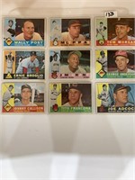 9-1958 Baseball cards