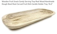 MSRP $22 Wood Fruit Serving Tray