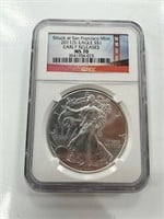 2011-S SIlver Eagle - NGC MS-70 (Early Release)