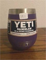 YETI 10 OZ WINE TUMBLER- PURPLE