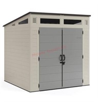 Suncast 7ftx7ft resin outdoor shed