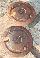 Jacobsen Chief Tractor Wheel Weights, 13" Diameter