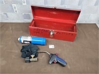 Tool box, torch tool, propane bottle