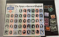 Vintage Kings & Queens unused Stamps Blks,Germany,