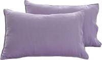 2pk Purple/Lavender UltraSoft Pillowcases A25