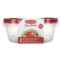 2pk Rubbermaid Takealongs Serving Containers A25