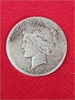 1922 Morgan Silver Dollar